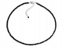 Kolia Naszyjnik Czarny Krótki Perły Jablonex Modny Kryształowy Choker Kiara