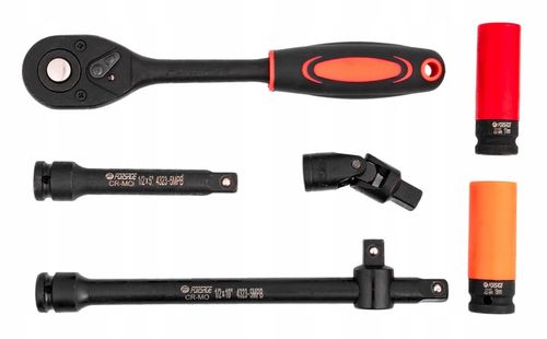 ZESTAW KLUCZY NASADOWYCH UDAROWYCH NASADKI UDAROWE KLUCZ DO KÓŁ 32 EL. 1/2" na Arena.pl