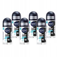 NIVEA MEN BLACK AND WHITE Antyperspirant w kulce pod pachy męski 50ml x 6