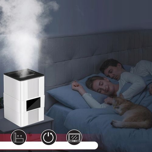 Nawilżacz powietrza AUTOMATYCZNY AROMATERAPIA 5w1 LCD +3 OLEJKI FILTR PILOT na Arena.pl