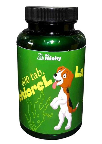 Chlorella dla psa i kota 600 tabletek Do michy na Arena.pl