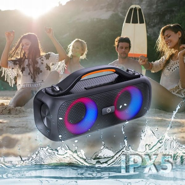 GŁOŚNIK BLUETOOTH MANTA SPK216 XBASS RADIO TWS asyst głos Zestaw SDHC 32GB zdjęcie 14