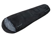 Śpiwór Pioneer 200 mumia z kapturem czarny Campus L