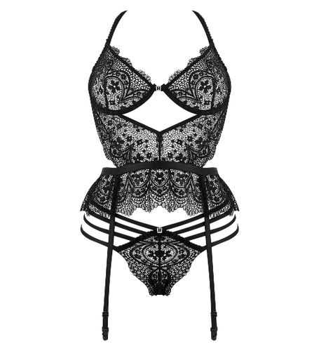 Koronkowy komplet ze stringami L/XL na Arena.pl