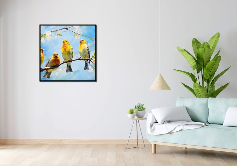 Plakat 80x80cm Wiosenne Pogwizdy zdjęcie 4
