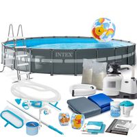 Basen ogrodowy stelażowy 732 x 132 cm 20w1 INTEX 26340 Basen ogrodowy stelażowy 732 x 132 cm 20w1 INTEX 26340