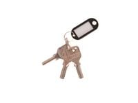 zawieszki - identyfikatory do kluczy czarne 10szt. g79963