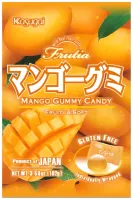 Frutia Mango Gummy, żelki o smaku mango 102g - Kasugai