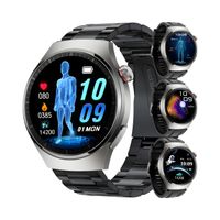Smartwatch Angelo Watches kardioWatch srebrny z EKG, HRV i pomiarem cukru