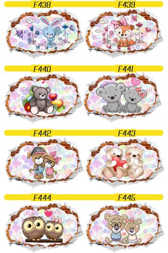 Naklejka efekt 3D czerwone maki duży wybór wzorów na Arena.pl