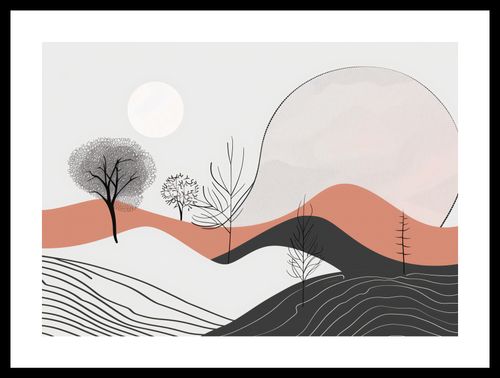 Plakat 42x29,7cm Półcień Widoku na Arena.pl