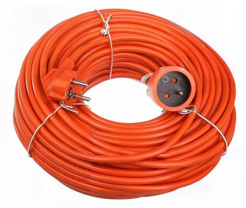PRZEDŁUŻACZ BUDOWLANY OGRODOWY GRUBY 3 x 2,5mm 50m na Arena.pl