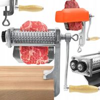 Ręczna KOTLECIARKA Żeliwna Maszynka do ROZBIJANIA Mięsa STEKÓW Kotletów HIT