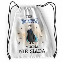 Plecak Dla Notariusza Sportowy Szkolny Worek Z Nadrukiem Ze Zdjęciem