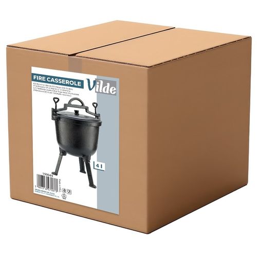 Kociołek ŻELIWNY VILDE 4L na ognisko garnek myśliwski węgierski grill na Arena.pl