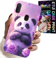 ETUI DO SAMSUNG GALAXY A20E - SŁODKA PANDA WZORY DLA DZIECI + SZKŁO