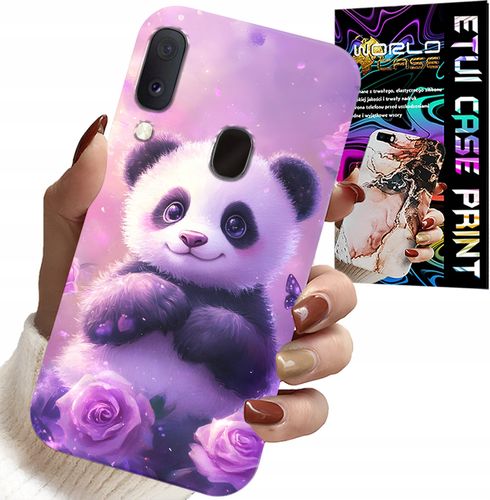 ETUI DO SAMSUNG GALAXY A20E - SŁODKA PANDA WZORY DLA DZIECI + SZKŁO na Arena.pl