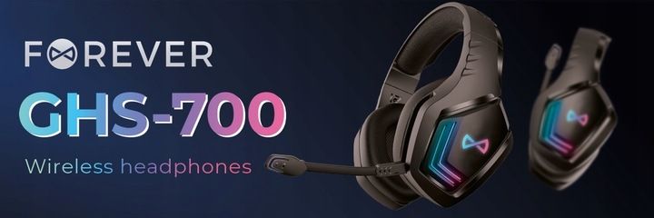 Słuchawki GHS-700 Bezprzewodowe Gamingowe Mikrofon zdjęcie 8