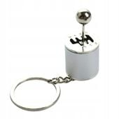 Breloczek do Klucz skrzynia biegów Shift Silver Drag Street Wyścig Samochód