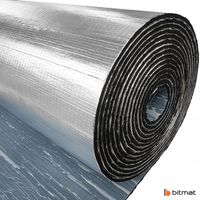 Bitmat ekran zagrzejnikowy 6mm z aluminium samoprzylepny mata pianka 0,5m2