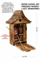 Domek drewniany dla ptaków , barek ogrodowy