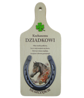 deska podkowa dla dziadka  27 x 12 cm.