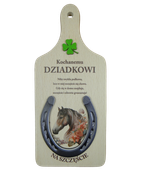 deska podkowa dla dziadka  27 x 12 cm.