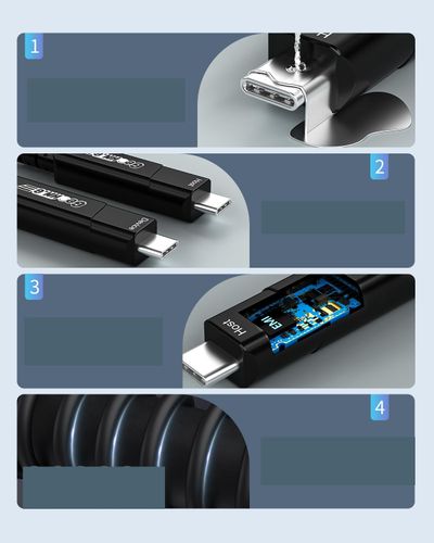 Kabel USB-C do USB-C GeoHN.G 10m 10Gbps USB 3.2 PD 60W do laptopa VR na Arena.pl