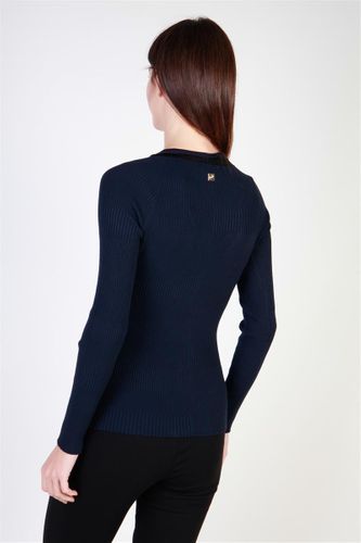 Cavalli Class sweter damski niebieski 40 na Arena.pl