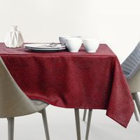Obrus Plamoodporny GAIA 140x240 bordowy AmeliaHome