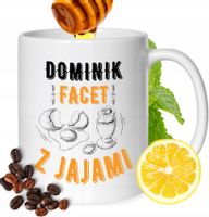 Kubek Dla Dominika Kolegi Przyjaciela Męża Z Nadrukiem Prezent Biały 330Ml