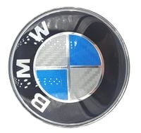 BMW znaczek na klapę bagażnika EMBLEMAT na tył BMW 73mm carbon