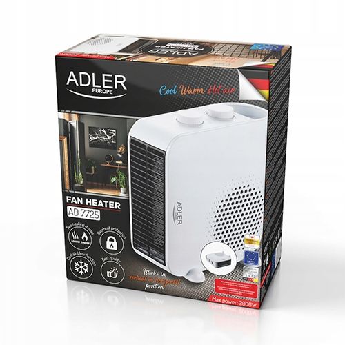 Termowentylator Adler AD7725W 2000 W na Arena.pl