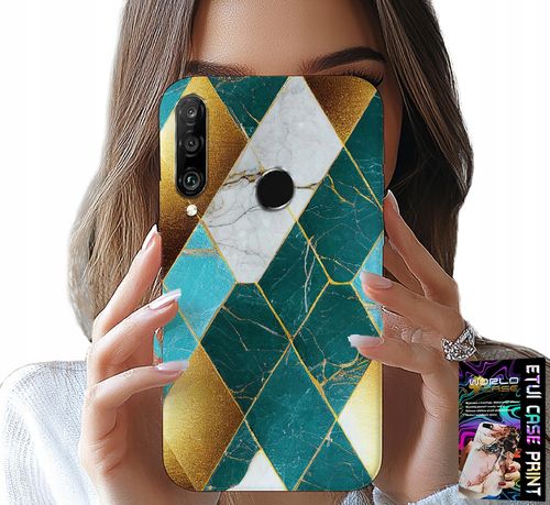 ETUI DO HUAWEI P30 LITE - ELEGANCKIE MODNE WZORY CASE + FOLIA na Arena.pl