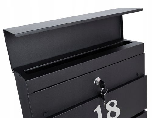 SKRZYNKA POCZTOWA NA LISTY GAZETY Z NAPISEM NUMEREM DOMU SPERSONALIZOWANA na Arena.pl