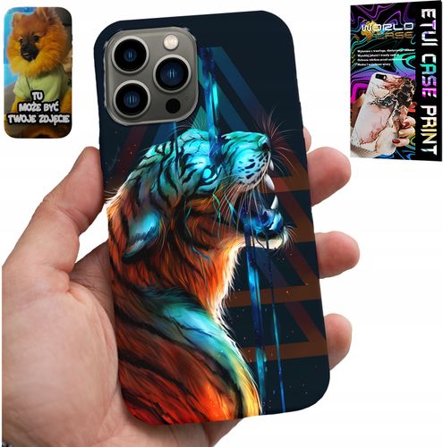 ETUI DO IPHONE 13 PRO - TYGRYS MĘSKIE WZORY NA OBUDOWĘ, CASE na Arena.pl