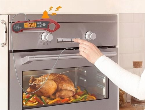 Termometr Kuchenny Skladany -50°C do 300°C 2x Sondy Stal-304 LCD Alarm IPX7 na Arena.pl