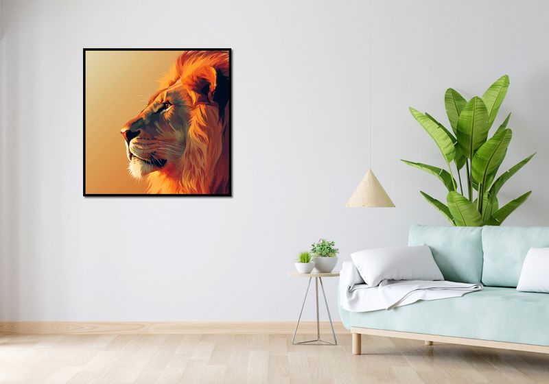 Plakat 90x90cm Król zdjęcie 4