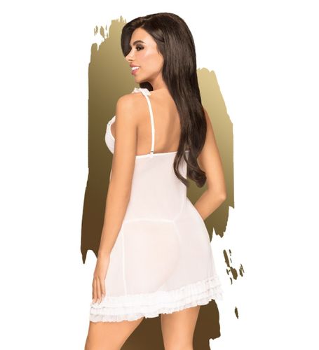 Uwodzicielska biała halka L/XL na Arena.pl