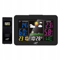 Stacja pogody kolorowy wyświetlacz zegar budzik