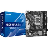 asrock h610m-hdv/m.2 r2.0 matx lga1200 ddr4