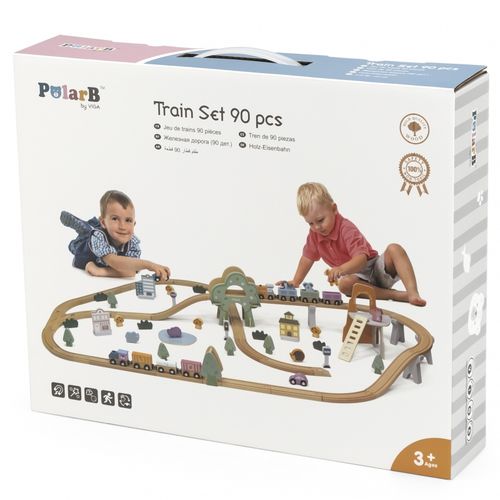 VIGA 44067 PolaB Zestaw Pociąg 90 elementów na Arena.pl