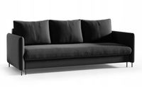 Sofa BELIS - czarny / R100 z automatem DL