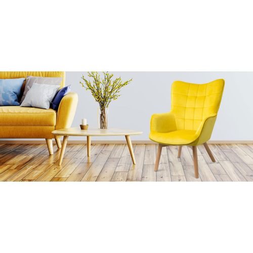 FOTEL GRELLA MUSTARD na Arena.pl