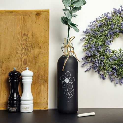 Farba tablicowa czarna do pisania kredą do mebli ścian drewna 1000ml na Arena.pl