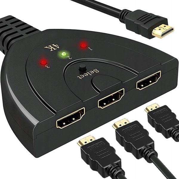 Kabel RETOO Switch HDMI - HDMI 0,5 m zdjęcie 15