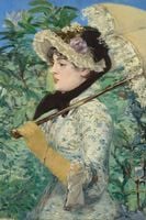 Plakat 61x91,5cm Jeanne Spring, Edouard Manet Vintage do Salonu