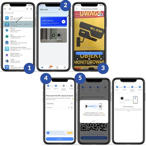 KAMERA WIFI IP WĘWNĘTRZNA OBROTOWA NIANIA 3MPx ZOOM SMART MINI 2K DETEKCJA na Arena.pl