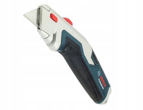 Nóż chowany na ostrza trapezowe BOSCH + 3 ostrza na Arena.pl