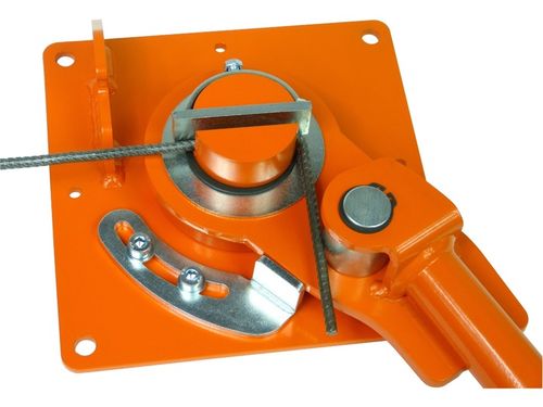 Giętarka do prętów strzemion drutu fi 6-16 GPZ-4 ŁOŻYSKOWANA z podpórką na Arena.pl